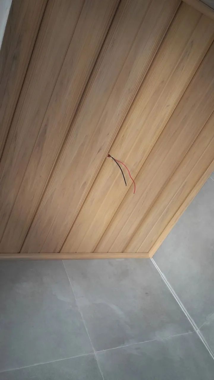 Forro pvc instalado 
