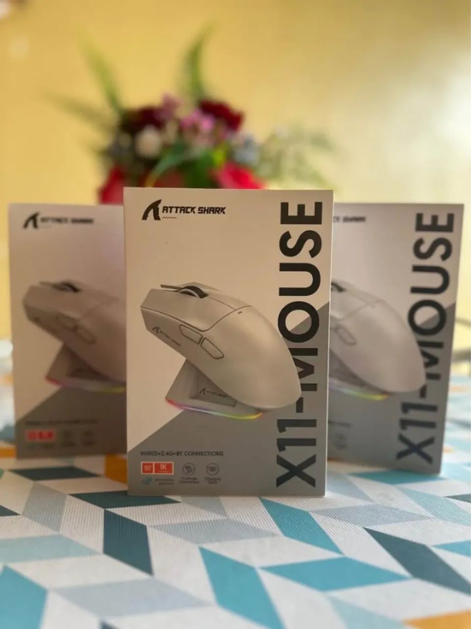 Mouse X11 Attack Shark Sem fio