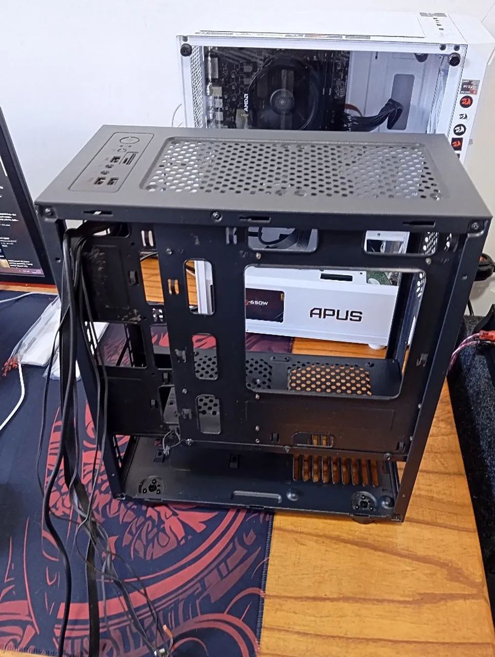Gabinete Micro ATX PRETO USADO  - Foto 4