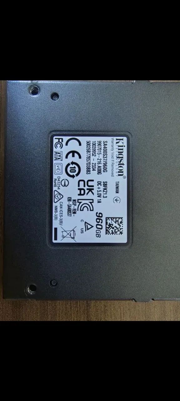 SSD 1tb kington 451967955816294401