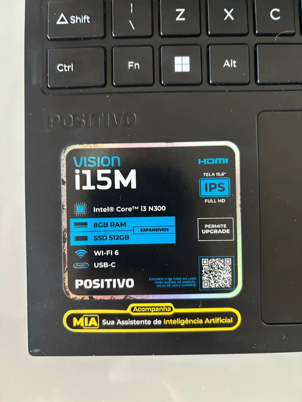 Notebook Positivo vision i15M com minitela  - Foto 2