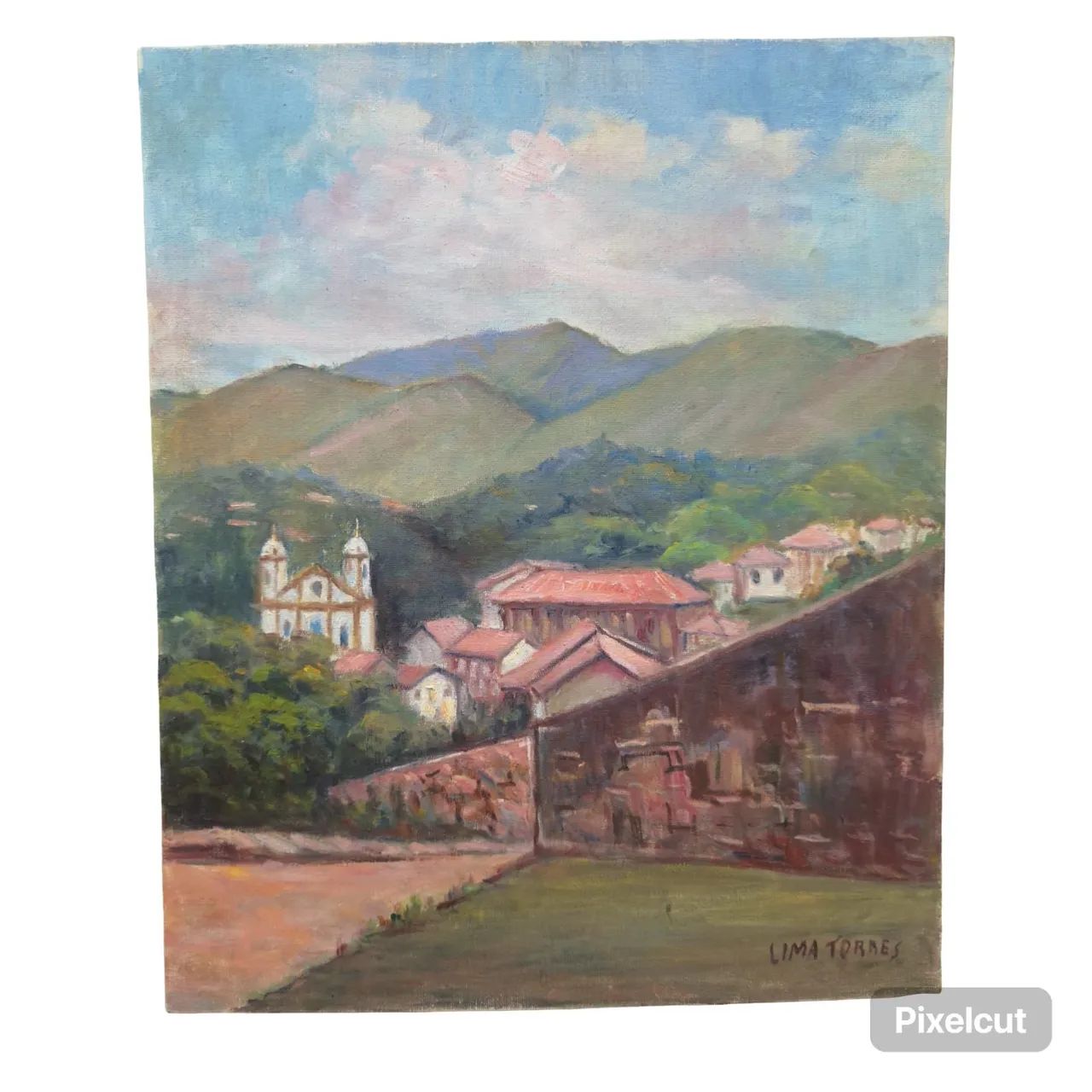 Quadro óleo sobre tela - Alberto Lima torres