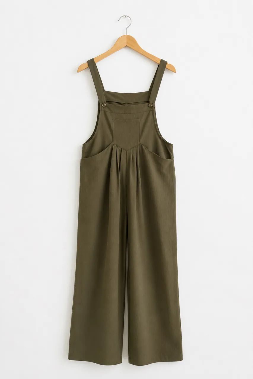 Macacão Plus Size - Verde Militar 