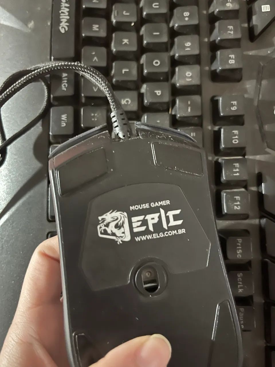 Mouse Gamer ELG Epic RGB USB - Funcionando Perfeitamente