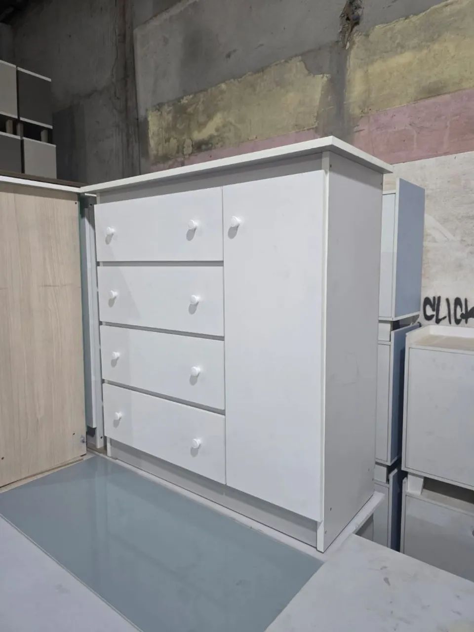 Cômoda sapateira 4 gavetas pronta entrega  - Foto 2