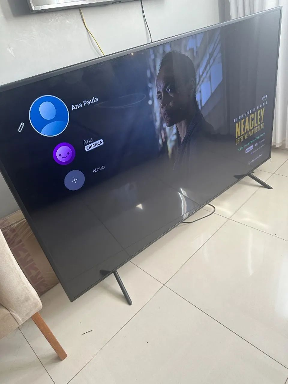 TV smart 75 polegadas 4K Samsung. - Foto 2