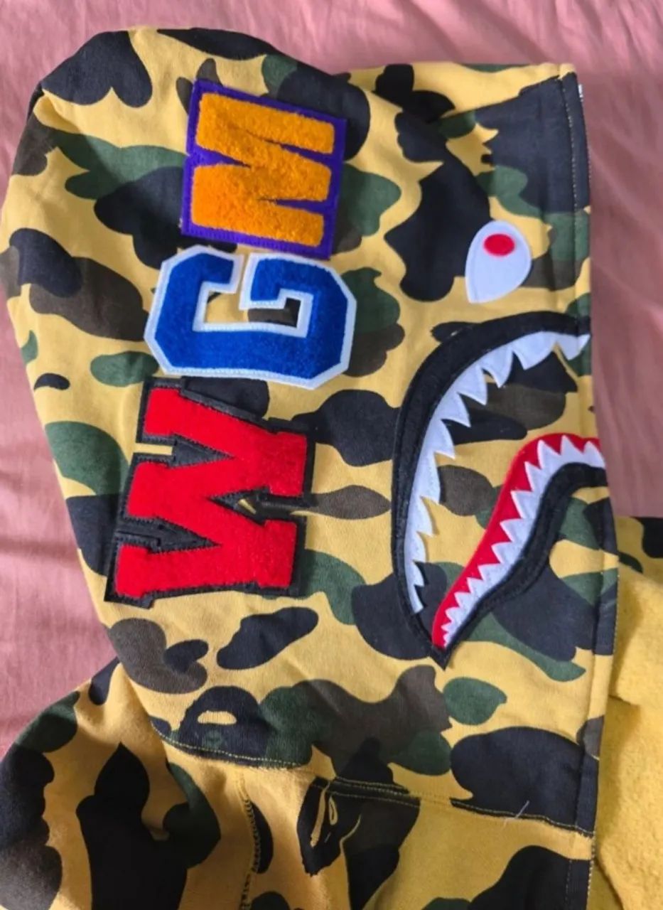 Moletom bape camo ggg - Foto 4