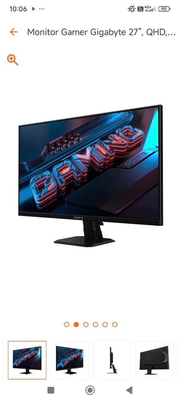 MONITOR GIGABYTE QDHD 180HZ IPS - Foto 3