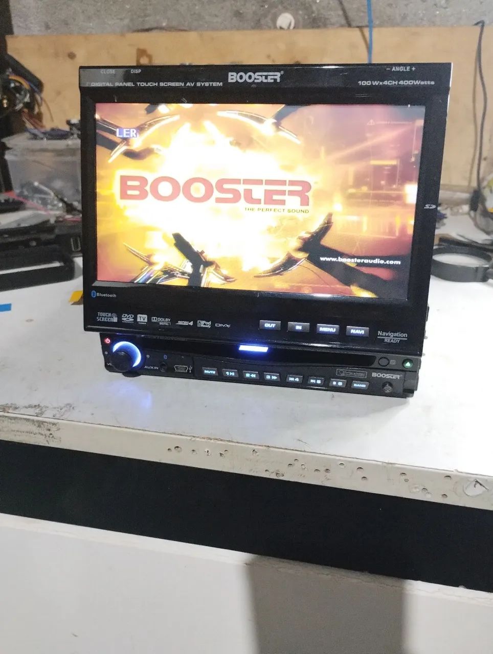 DVD retrátil da booster modelo 9750  - Foto 5