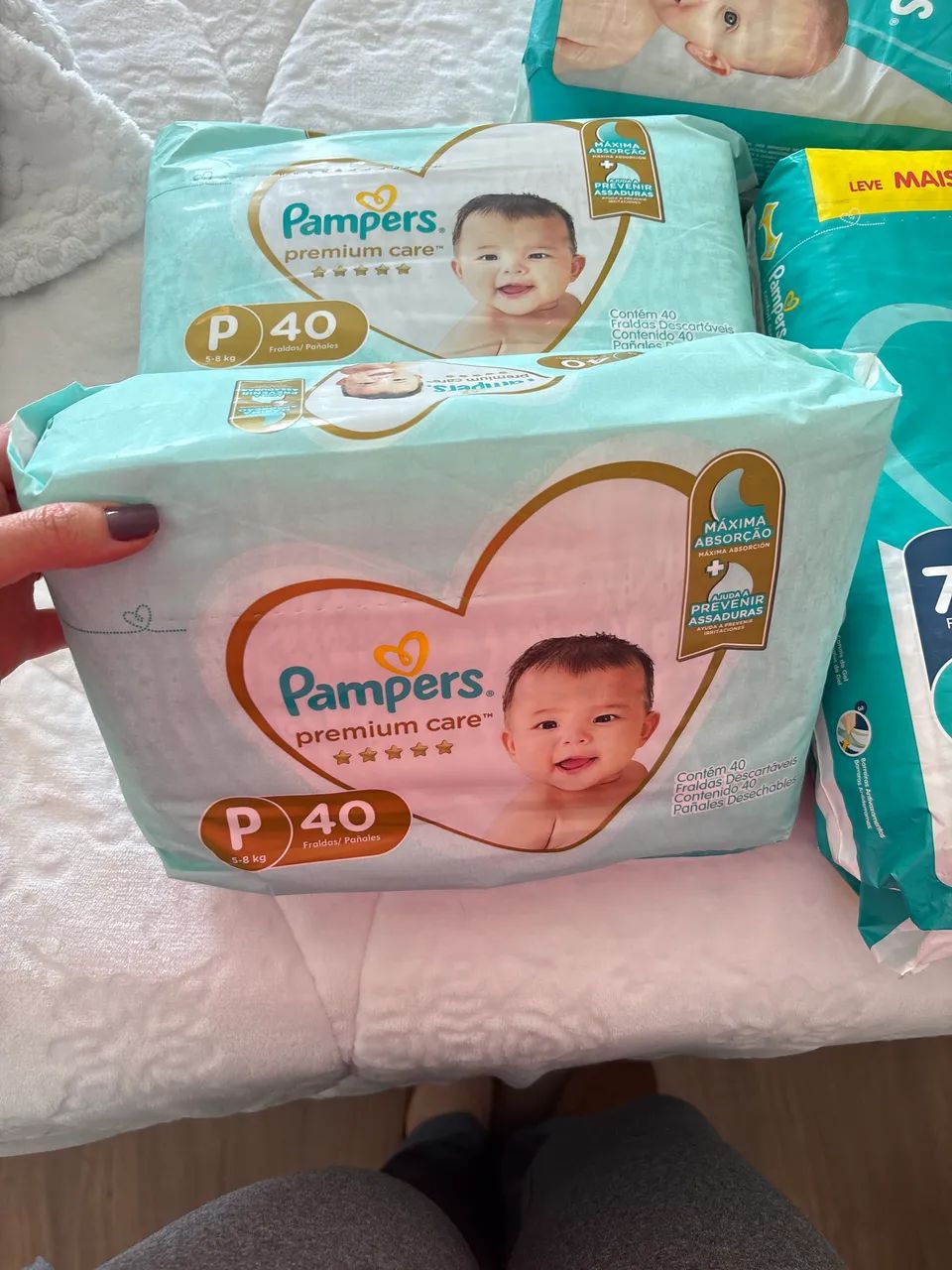 Fralda Pampers Premium Care e confort Sec  - Foto 2