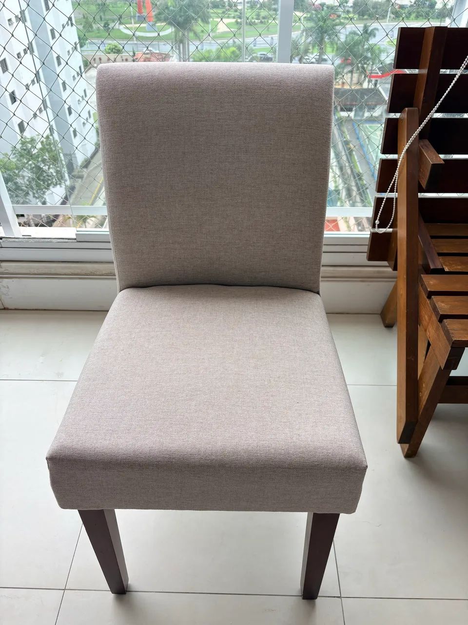 Conjunto mesa vidro com 6 lugares - Foto 3