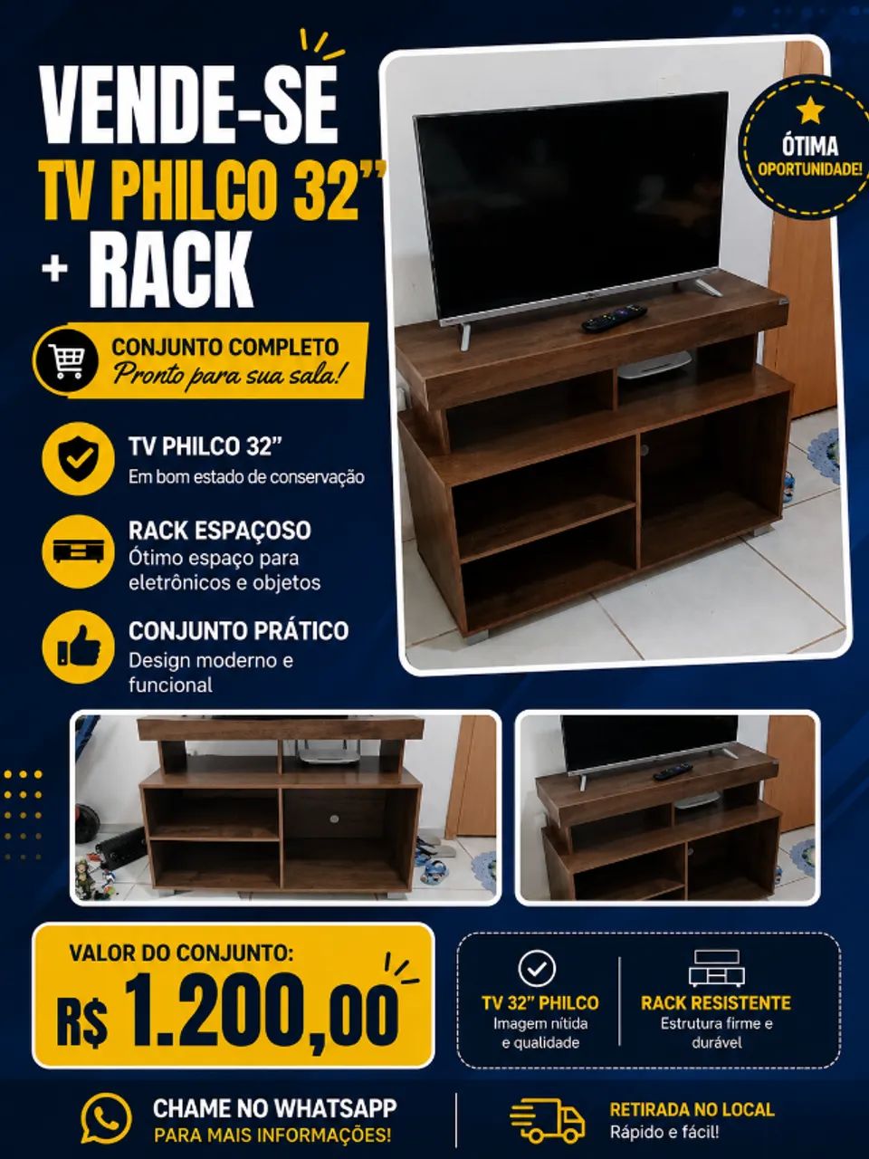 TV + Rack - Foto 2