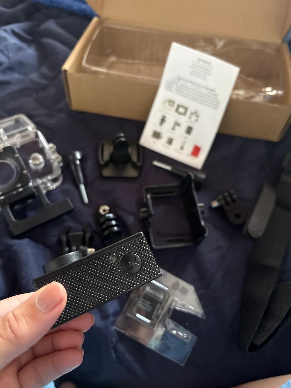 Câmera de Ação 4K à Prova d?Água + Acessórios - Foto 3