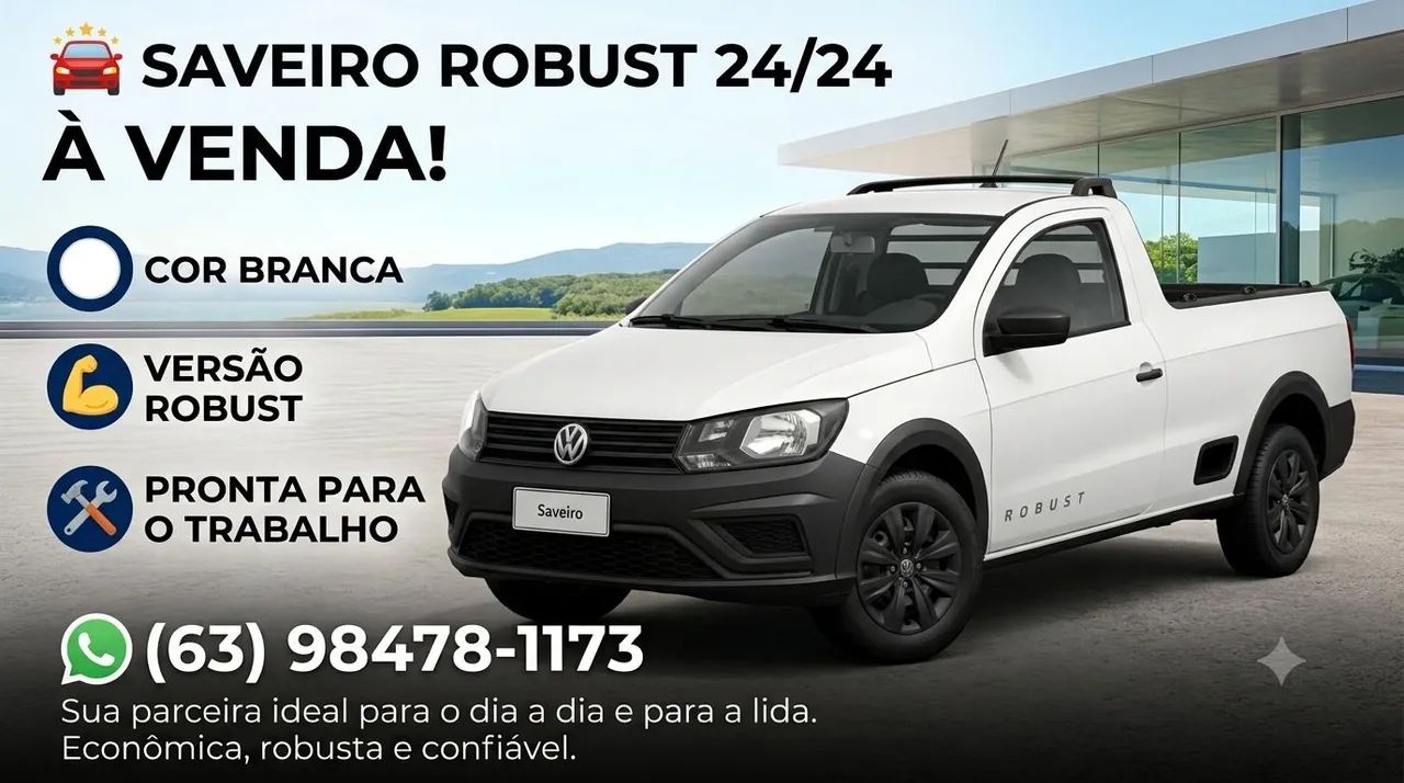 Volkswagen Saveiro Robust 1.6 Total Flex 16V 2024