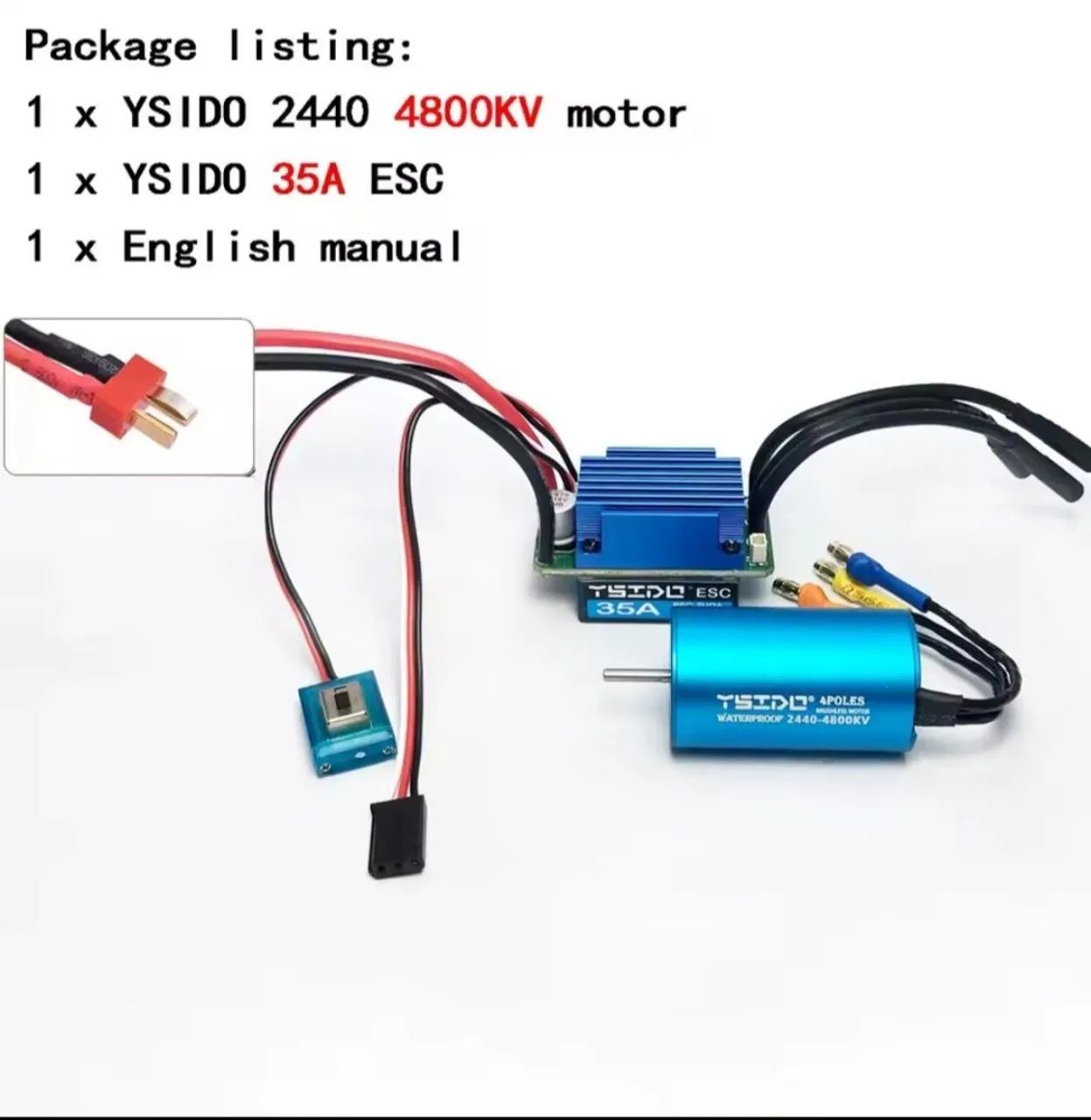 Motor e Esc RC Ysido - Novo - Foto 4