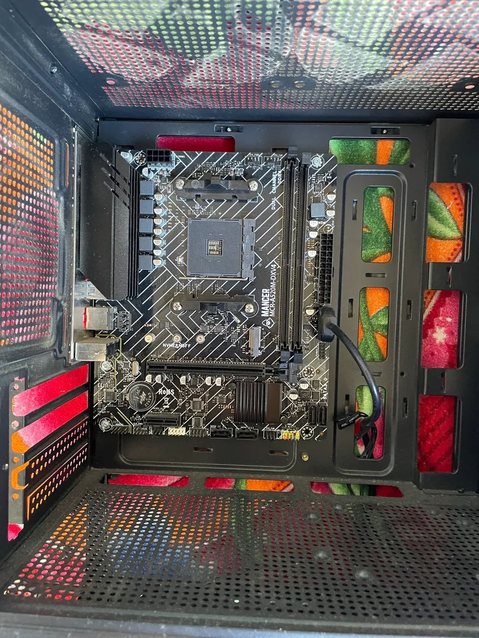 Placa mãe mancer E gabinete 