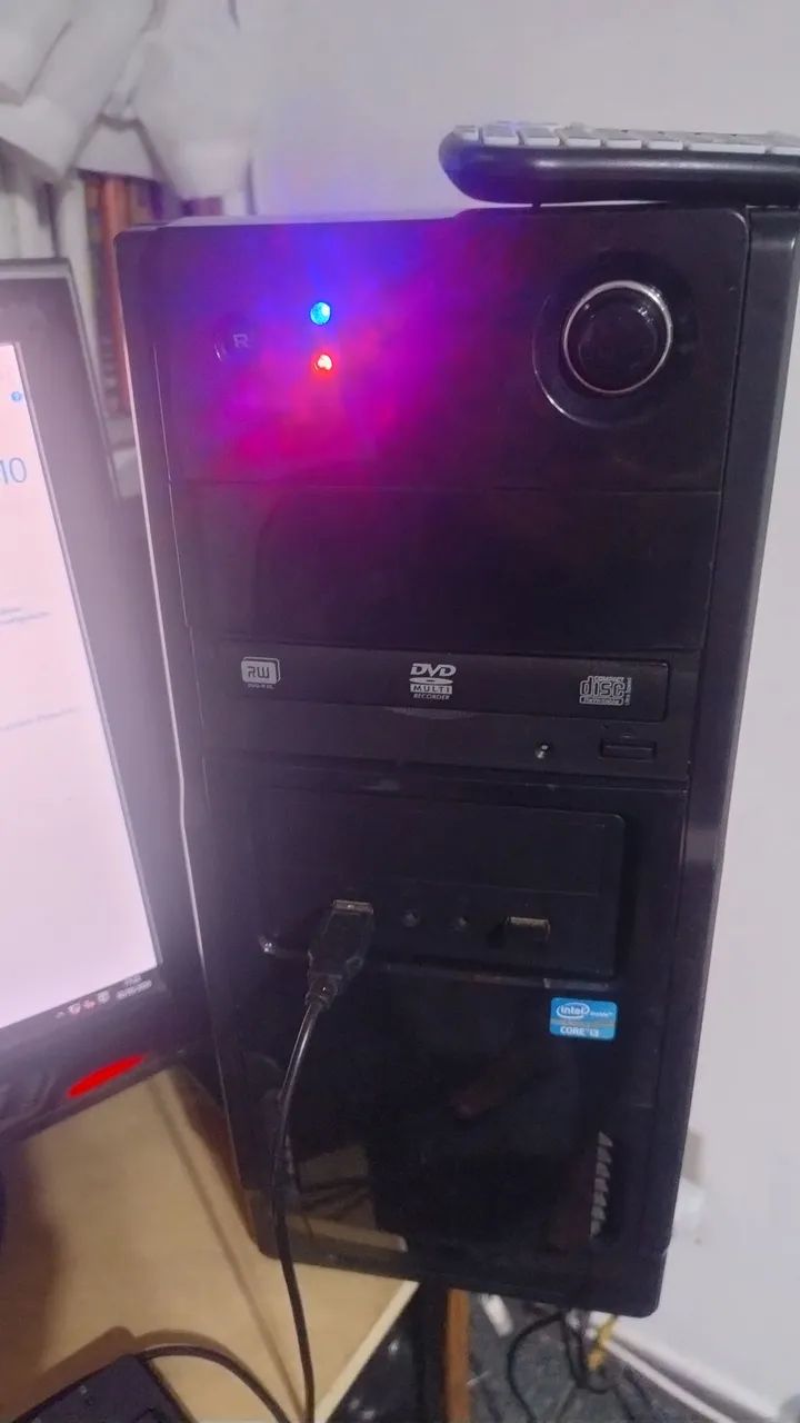 PC Cores i3 4gb de Memória Ram HD com sistema  - Foto 2