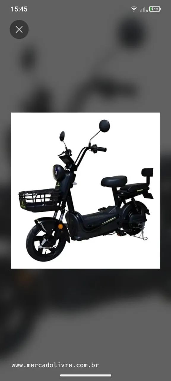 Scooter elétrica 600 w  - Foto 2