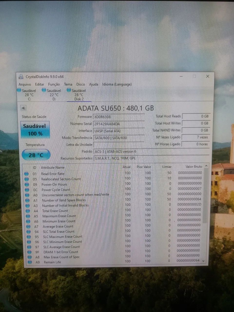 SSD 480GB ADATA - NOVO - Foto 3