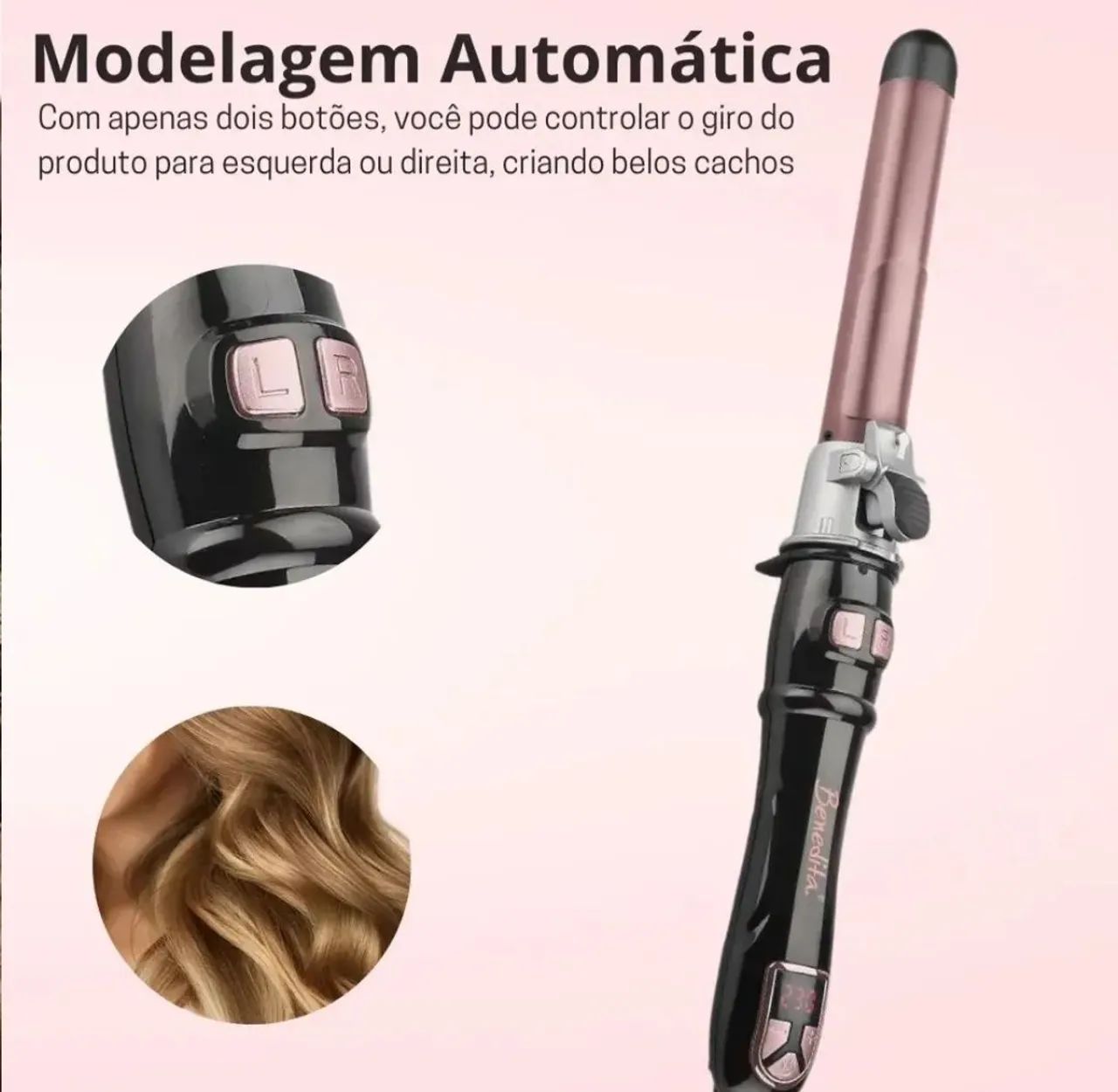 MODELADOR CACHOS AUTOMÁTICO BIVOLT  - Foto 3