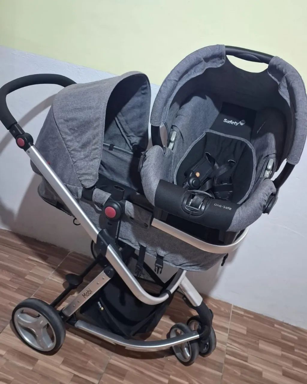 Kit Carrinho e Bebe Conforto  - Foto 5