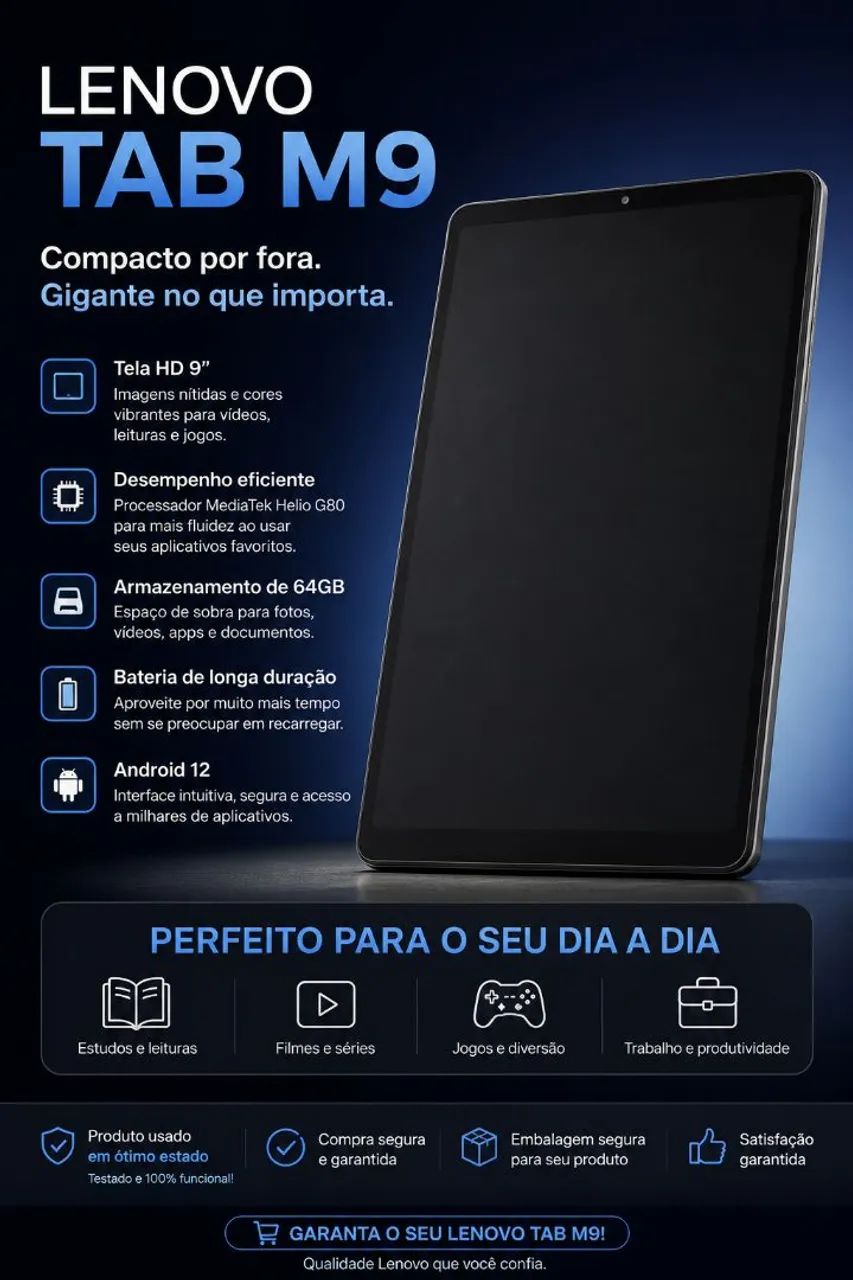 Tablet lenovo M9