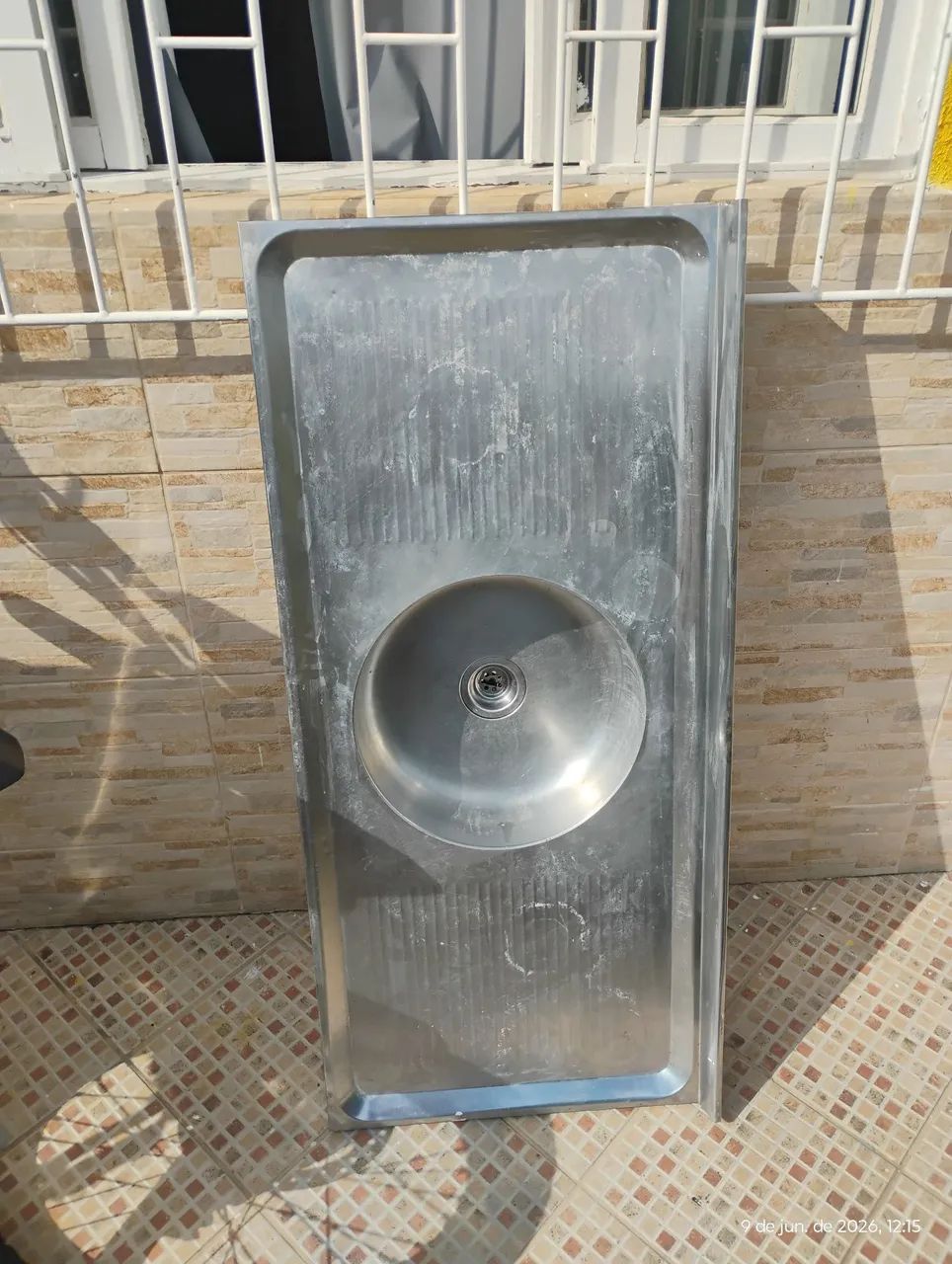 Cuba pia inox 1,20