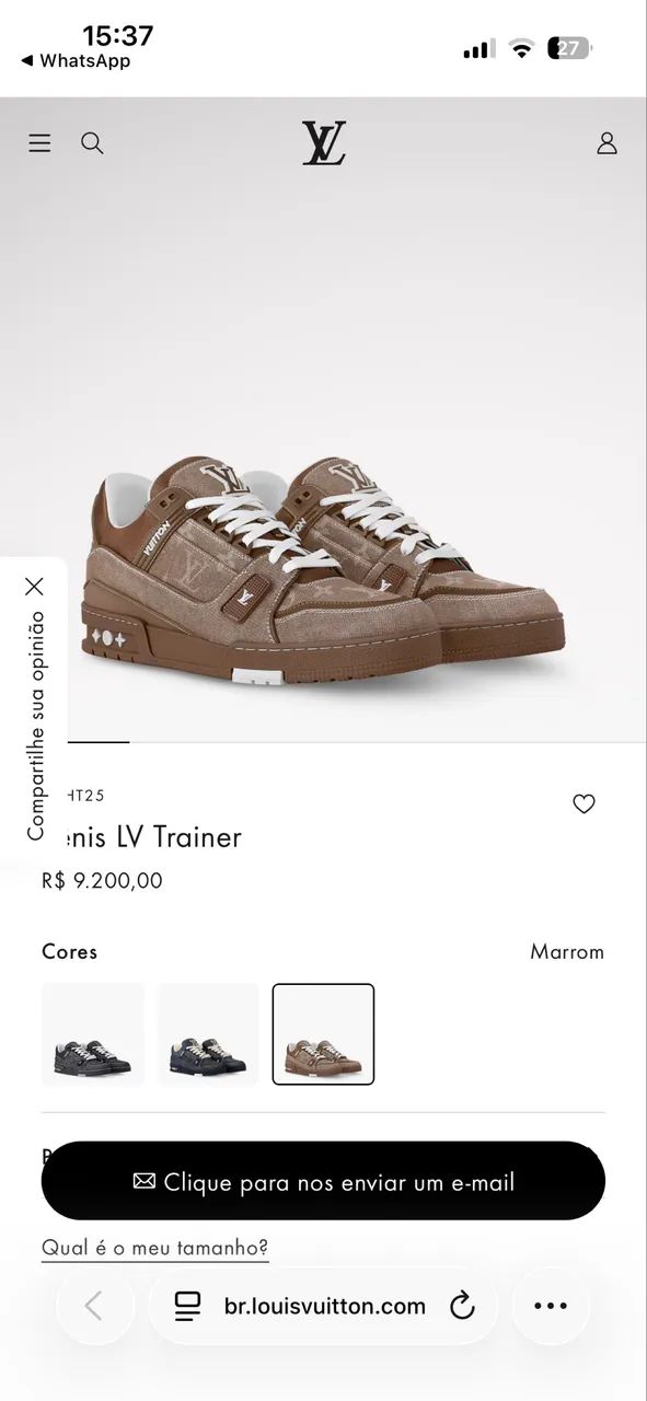 Tênis Louis Vuitton LV Trainer - Foto 5