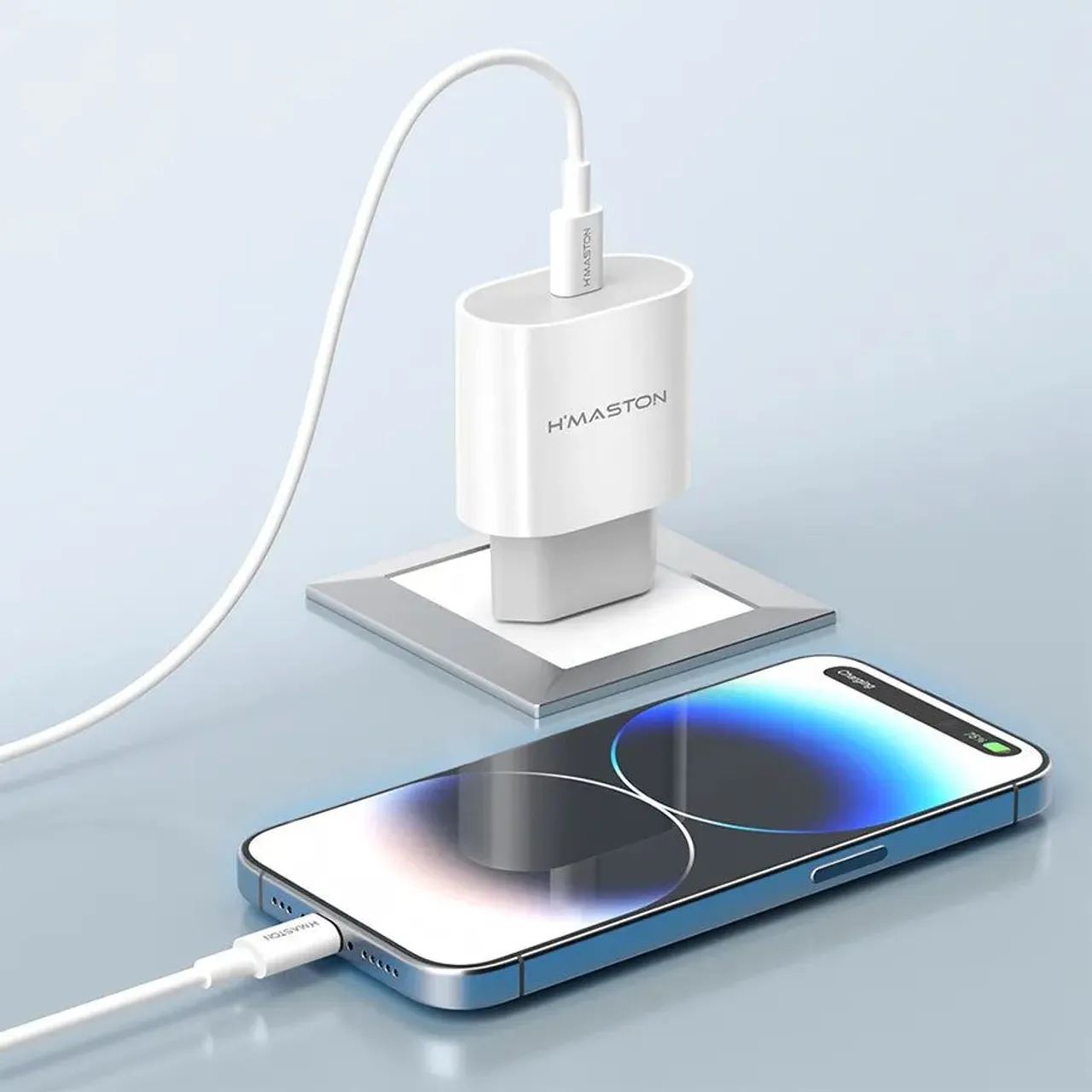 Carregador Turbo 30w iPhone (iOS) - USB-C - Lightning - Foto 3