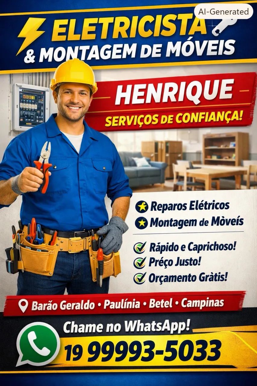 Eletricista e Serviços Gerais
