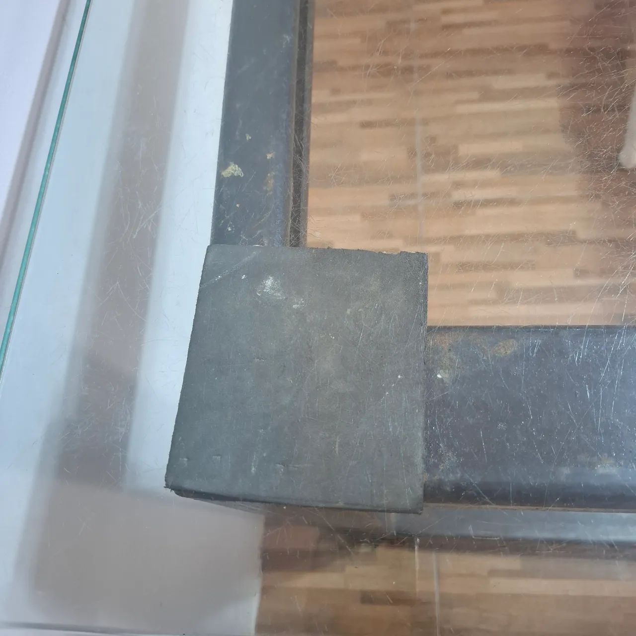 Mesa de vidro ,base de ferro 1.500 - Foto 5