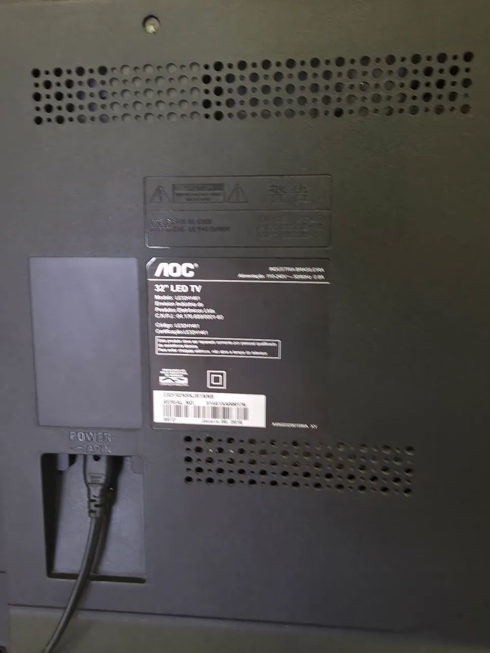 TV Led 32 polegadas AOC com controle - Foto 3