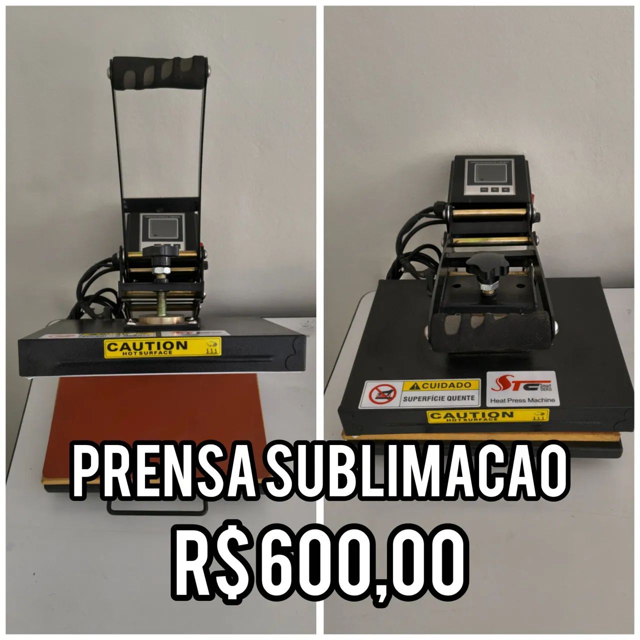 Prensa de sublimação 