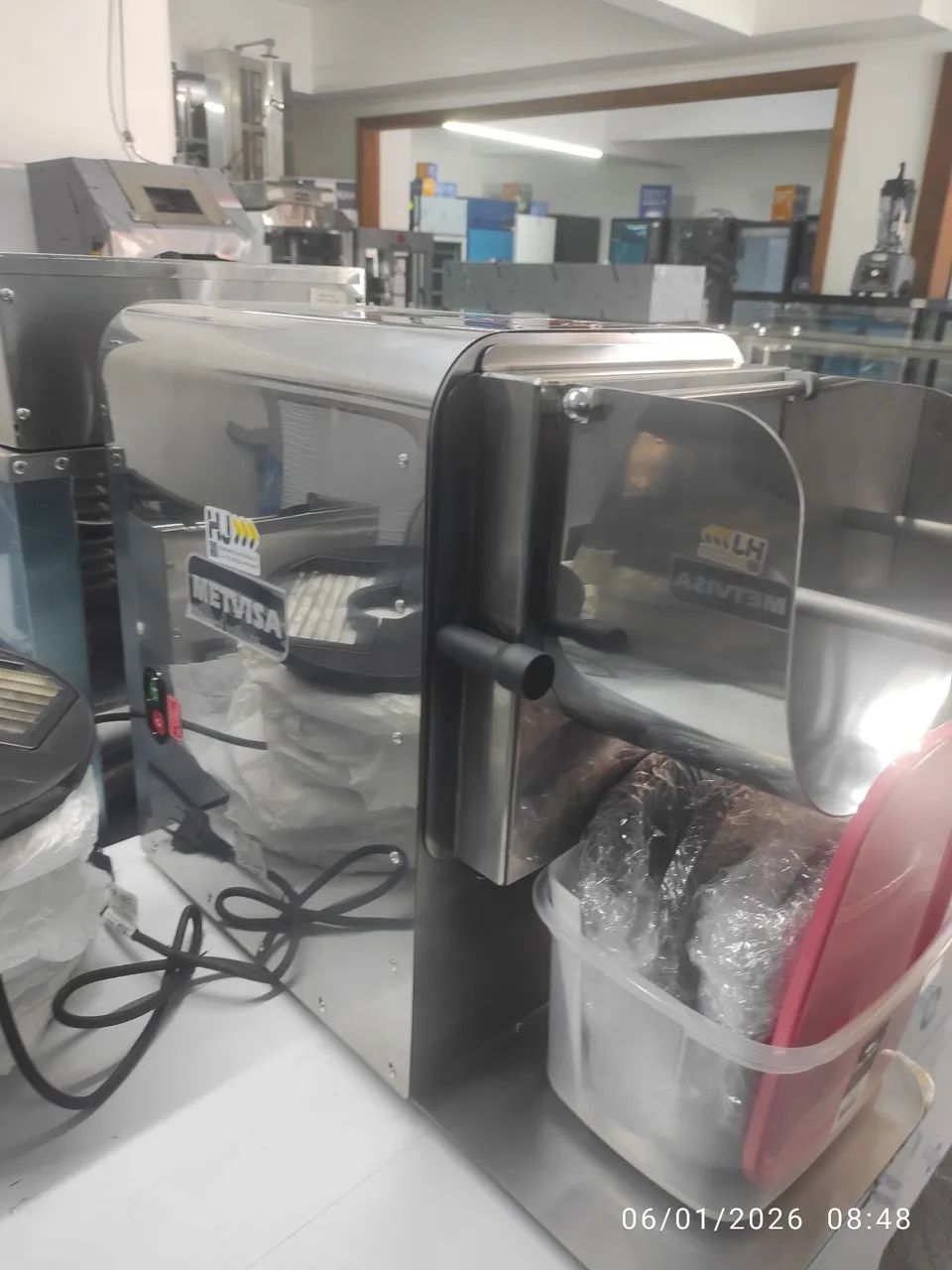 Bh ralador de queijo industrial inox 3 discos  - Foto 2