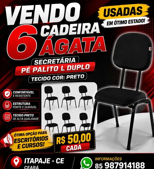 CADEIRA SECRETARIA PALITO