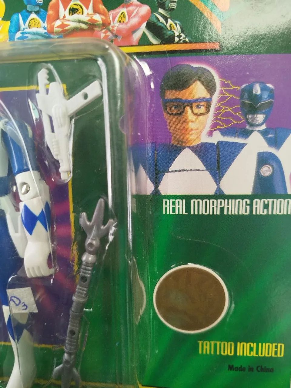 Migthy Morphy Power Rangers Bandai 1993 - Azul - Foto 6