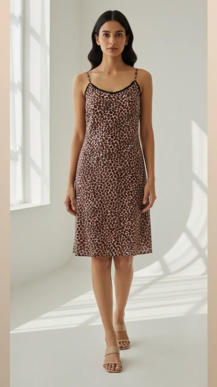 Vestido Estampa Onça - Tamanho G - Foto 3