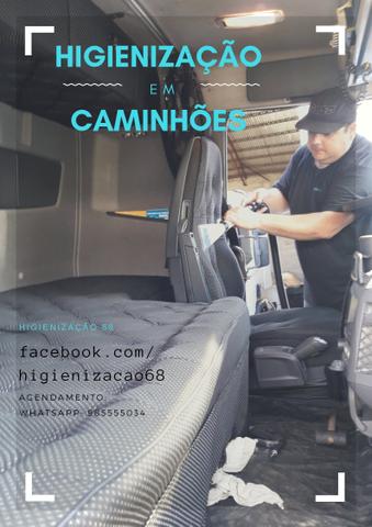 Higienização interna em Caminhões e Ônibus - Foto 2