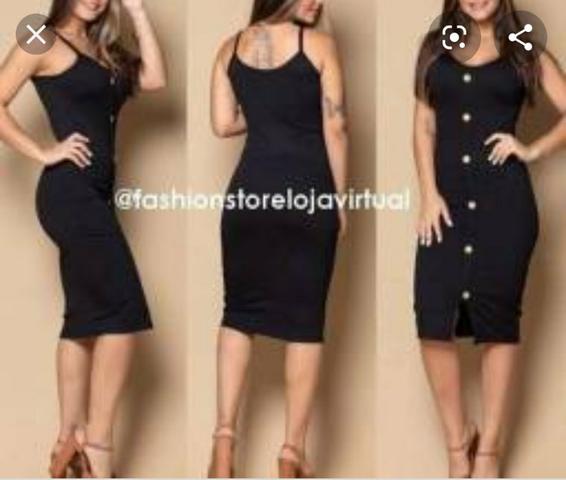 Vestidos canelado novos