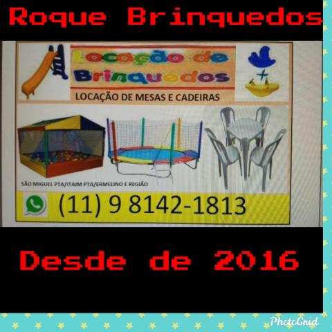 Locaçao de brinquedos e Mesas