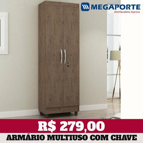 Armário Multiuso com Chave e Pezinhos (Produto Novo) Entrega Grátis - Foto 2