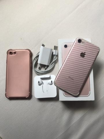 IPhone 7 32GB Rose com Caixa e Acessórios Entrego