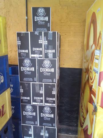 Cerveja em garrafa 600ml puro malte Eisenbanhn