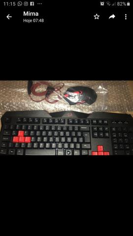 Teclado Gamar mais Mouse - Foto 2