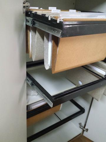 Armário Alto Para Escritório Com 2 Portas - Pasta Suspensa - Foto 5