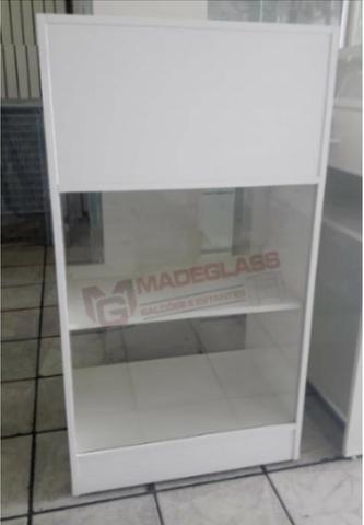 Balcão Caixa c/ Vidro em 10x sem juros no cartão
