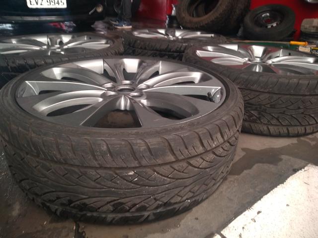 Jogo de rodas aro 22 Azera, Sonata, Fusion, Evoque, Civic, 5x114 - Foto 15