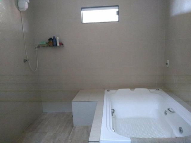 Casa nova condomínio lote 960m2 3 quartos hidro piscina grande closet porcelanato barata - Foto 3