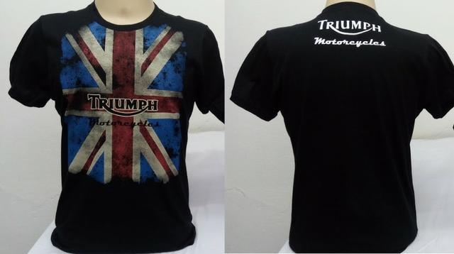Camiseta Triumph Bandeira - Foto 2