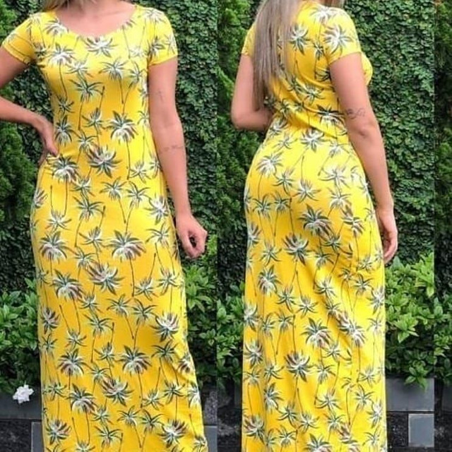 vestidos longos olx